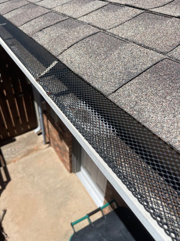 a netted gutter